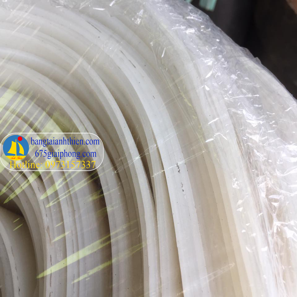 Tấm silicon dày 1mm chịu nhiệt màu trắng, gioăng silicon dày 1mm